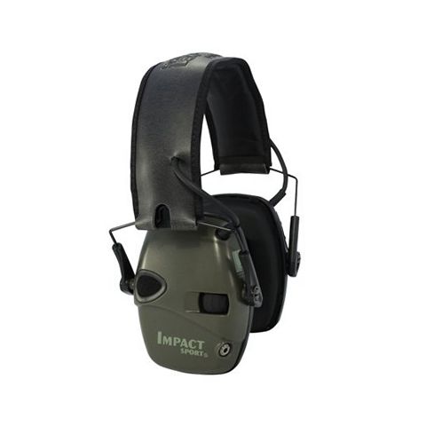 Howard Leight R-01526 Impact Sport Electronic Earmuff, Green