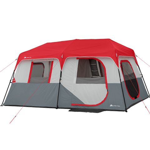 tentimu Ozark Trail 8 Person Instant Cabin Tent with LED Lighted Poles and