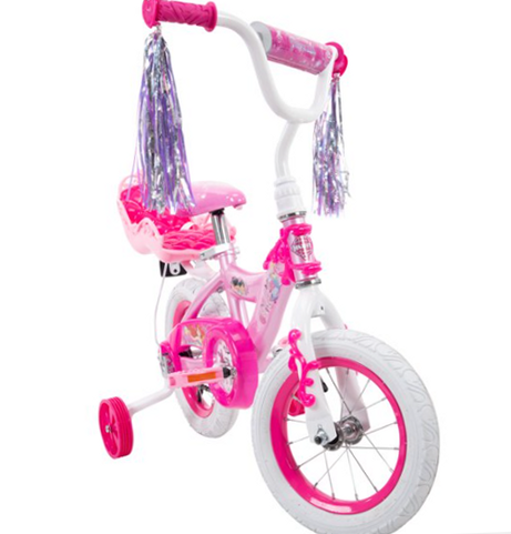 【超レア美品】HUFFY ティンカーベル幼児用自転車セット12インチ ※整備済 Huffy 52499 Disney Princess Girls' 12