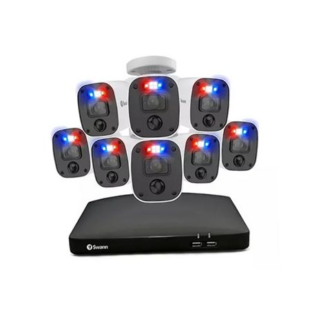 Swann SWDVK856808RQ1T Enforcer 8 Channel 4K DVR CCTV, 8-Camera