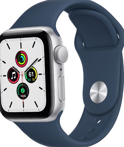 Apple Watch SE 40mm Silver Aluminum - Abyss Blue Sport Band