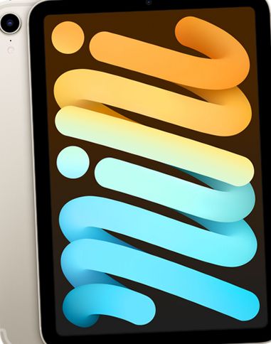 Apple iPad Mini 6 64GB Starlight Cellular MK8C3LL/A (Latest Model