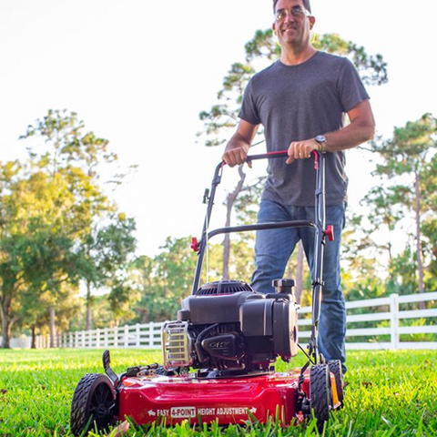 Hyper Tough MNA152516 20-inch 125cc Gas Push Mower with Briggs