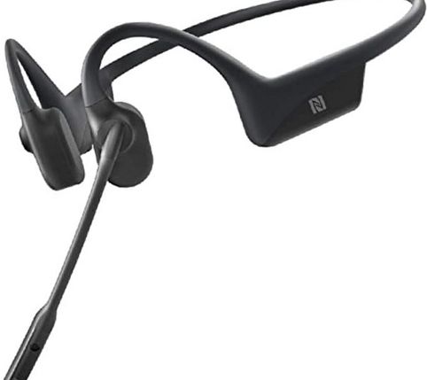 イヤホン AFTERSHOKZ BLACK COMM ASC100 AfterShokz ASC100 OpenComm Wireless Stereo Bone Conduction