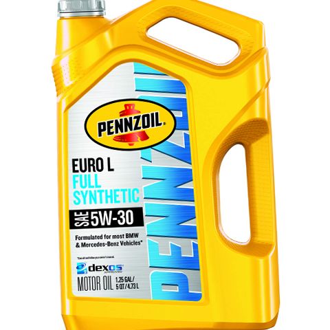 Pennzoil 550051123 Platinum Euro L Full Synthetic 5W-30 Motor Oil
