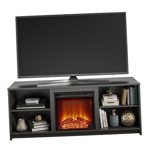 Mainstays 8620900WCOM Fireplace TV Stand for TVs up to 65