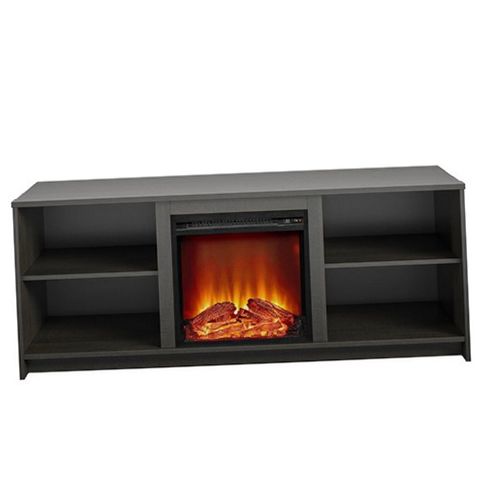 Mainstays 8620900WCOM Fireplace TV Stand for TVs up to 65