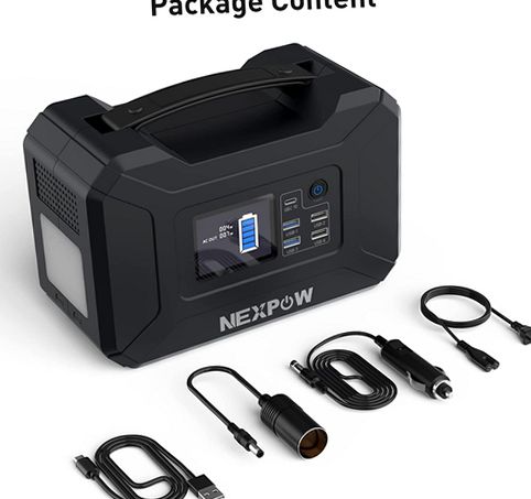Nexpow YP-300W Portable Solar Generator Power Station 296Watts