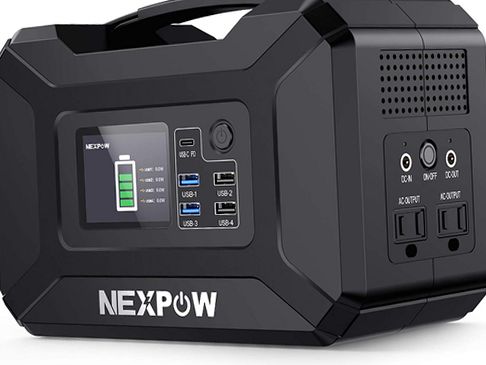 Nexpow YP-300W Portable Solar Generator Power Station 296Watts