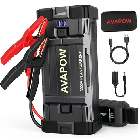 バッテリー Shenzhen Crosstech V28 Car Battery Jump Starter Portable 3000A