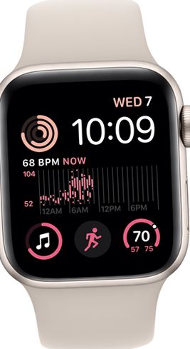 Apple Watch SE 2 Cell 40mm Starlight Aluminum - Starlight Sport