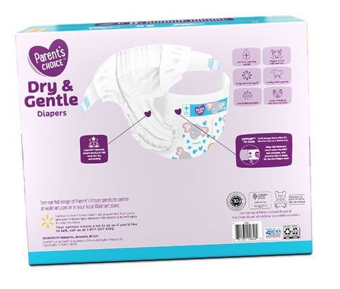 Parent's Choice 443861 Dry & Gentle Diapers Size 4, 192 Count | eBay