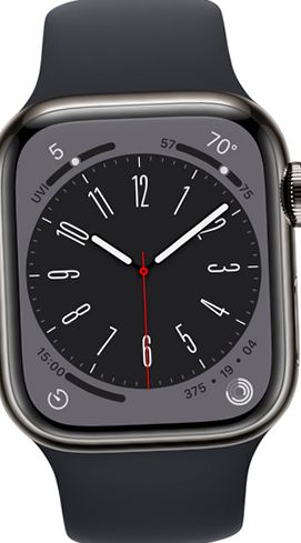 Apple Watch Gen 8 Series 8 Cell 41mm Graphite Stainless