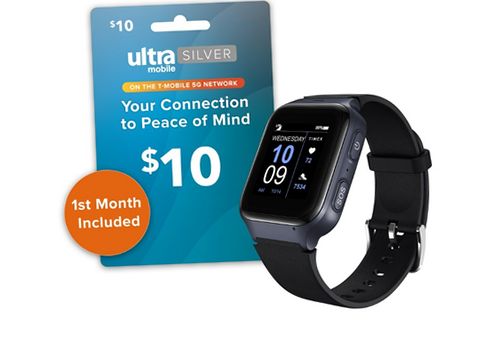 Ultra Mobile Silver uw-tm43-1m TIMEX Family Connect SENIOR