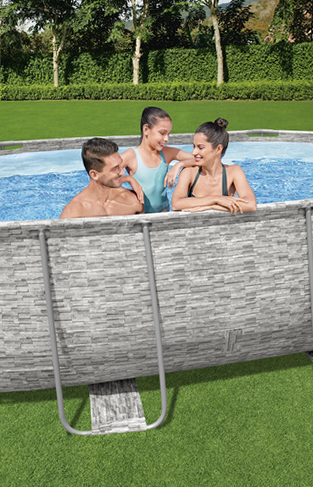Coleman 90481E Power Steel 16 ft. x 10 ft. x 42 in. Oval