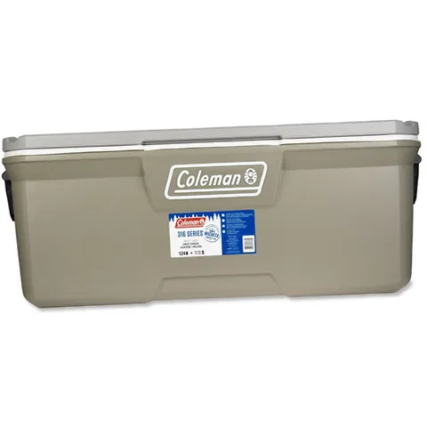 Coleman 2179171 316 Series 150QT Hard Chest Wheeled Cooler, Silver