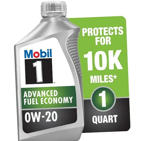 Mobil 1 124184 Advanced Fuel Economy Full Synthetic Motor Oil 0W