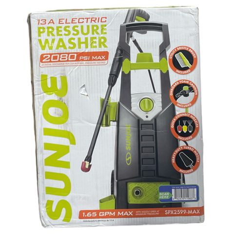 Sun Joe SPX2599-MAX 2,080 PSI/1.65 GPM Electric Pressure Washer