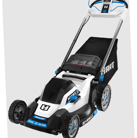 Hart HLPM111VNM 40-Volt Cordless Brushless 20-inch Dual Blade Self