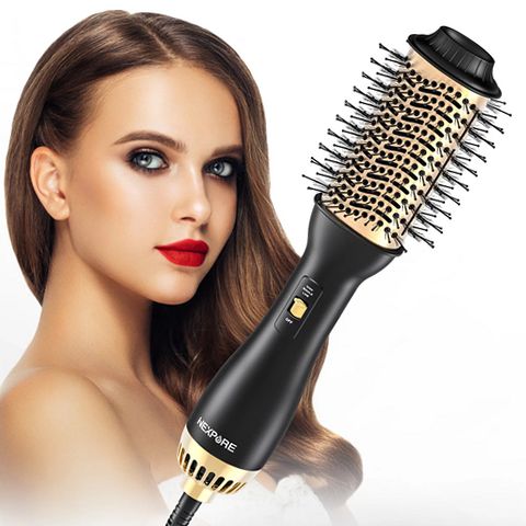 NEXPURE SM-5368 Ceramic Titanium Barrel 4 in 1 Hair Dryer Brush | eBay