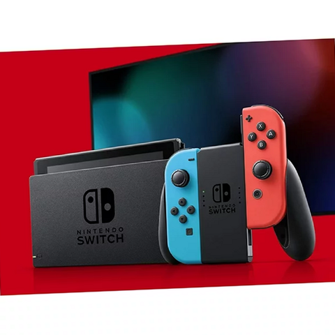 【新品】Nintendo Switch HAD-S-KABAH Nintendo 32GB Neon Switch Handheld Game Console, Original