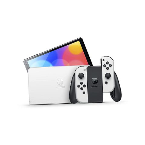 Nintendo switch ホワイト　本体　ケース付き Nintendo HEGSKAAAA OLED w/ White Joy-Con White, Nintendo Switch