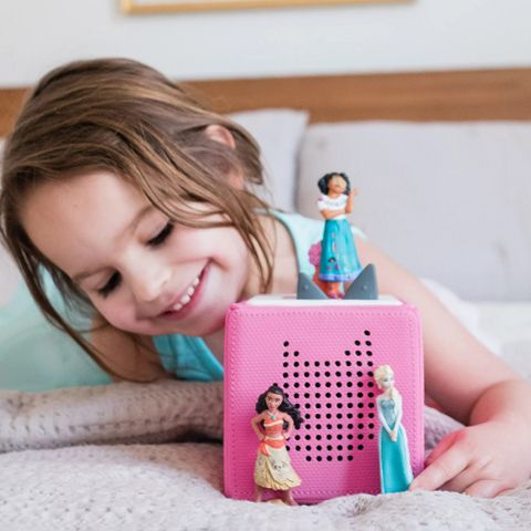 【最終価格】tonie box レッドとディズニーのtonies4点セット Tonies Disney Belle, Cinderella and Ariel Toniebox Audio
