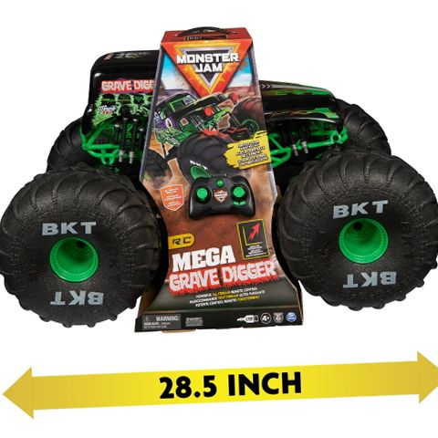 Monster Jam 6066963 Mega Grave Digger All-Terrain Remote Control