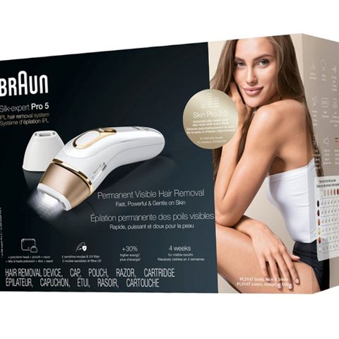 Braun PL5147 Silk Expert Pro5 IPL Hair Removal Device for Women