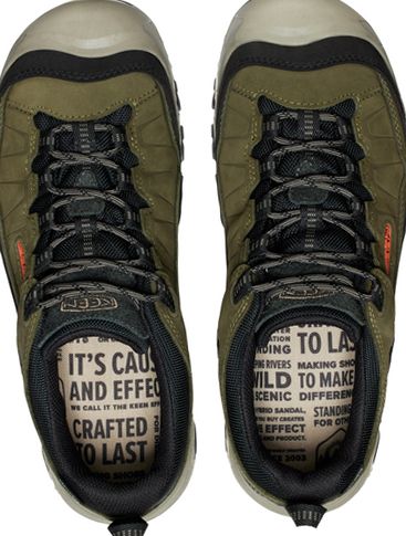 KEEN Targhee IV Waterproof Hiking Shoes Low Boot Men 13 Wide Olive Green 1029003 Men main image 4
