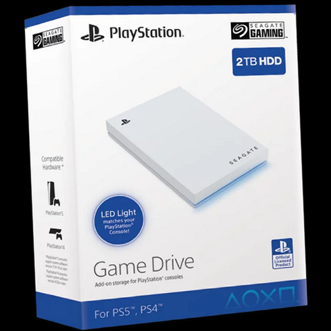 Seagate STLV2000302 Game Drive for PS5 2TB External USB 3.0