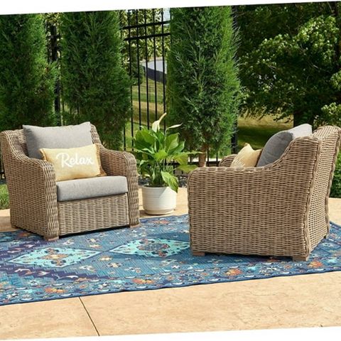 Better Homes Piece Wicker Patio Set On Sale Swivel Chairs Better