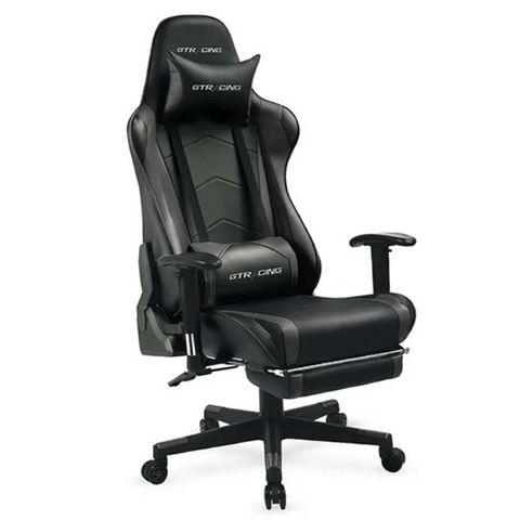 GTRACING   ゲーミングチェア　GT009 GTRACING GT099-BLACK Gaming Chair Office Chair PU Leather with
