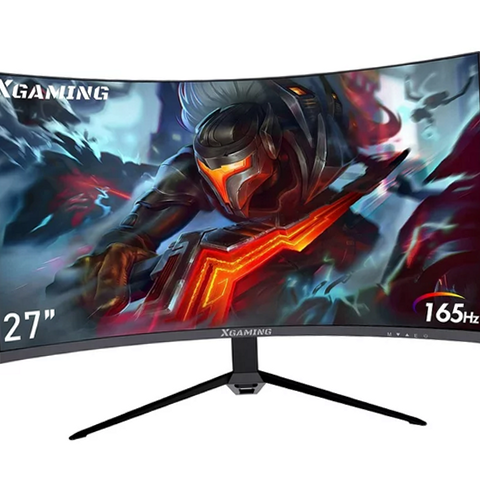 Inch Curved Monitor 2k 144hz Monitor 27 Inch CRUA 27