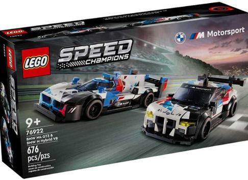 Lego 6470545 Speed Champions BMW M4 GT3 & BMW M Hybrid V8 Race