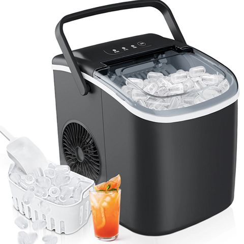 入荷now 買えない Simzlife ZX-IM-06D-WM-HM Maker Ice Countertop lbs/24H 26 パック/フェイスマスク