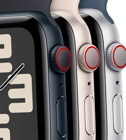 Apple Watch SE 2 Cell 44mm Midnight Aluminum - Midnight Sport Band