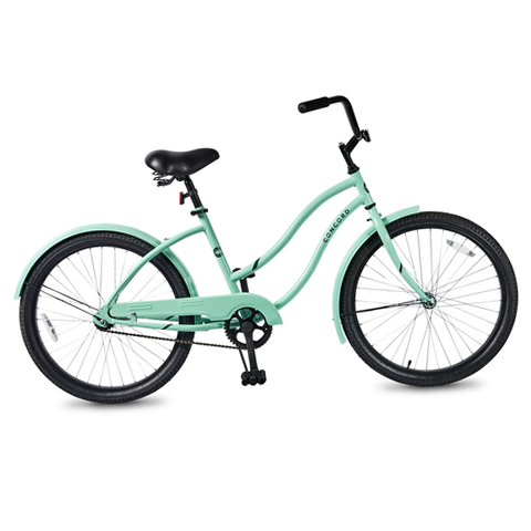 Concord 24'' Pacifica Girl's Cruiser Bike, Sea Green