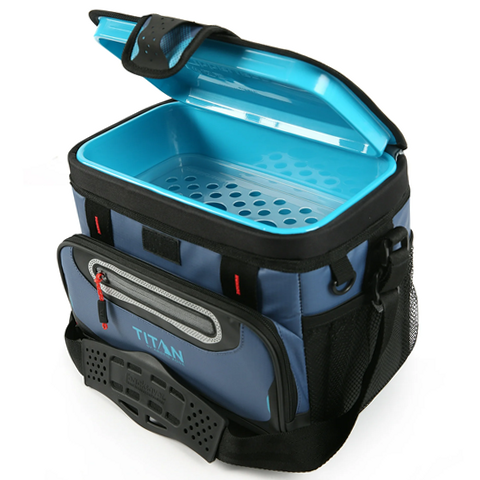 Titan by Arctic Zone 10004439 12 Can Zipperless Soft Side Cooler