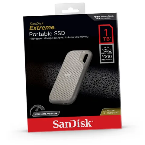 新品 SanDisk 1TB 外付けSSD SDSSDE61-1T00-GH25 SanDisk 1TB Extreme Portable SSD V2 (Black) SDSSDE61-1T00-G25