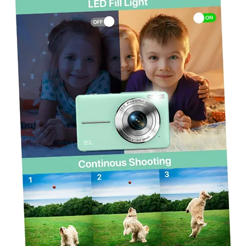 Acchina Fotografica Digitale Fotocaera Con Scheda 64GB - Foto 7