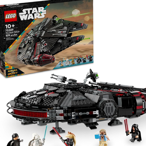 特撮 STAR WARS MILLENNIUM FALCON LEGO 6470446 Star Wars The Dark Falcon Buildable Starship, Star