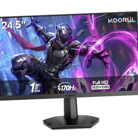 KOORUI 25E3A 24.5 Inch 170Hz Gaming Monitor, Black | eBay