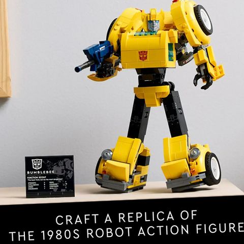 LEGO 6471393 Icons Transformers Bumblebee Collectible Building Set
