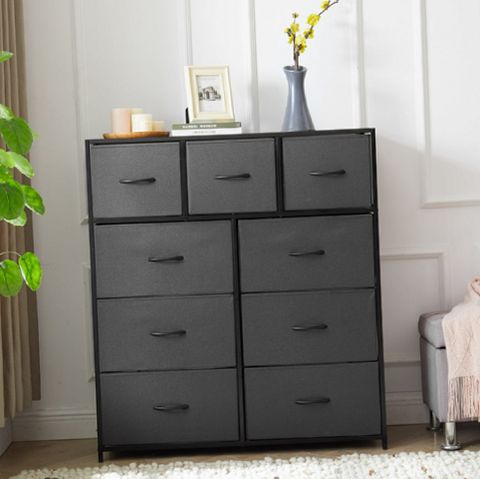 Mainstays MSS436249972005 9 Drawer Fabric Dresser for Bedroom
