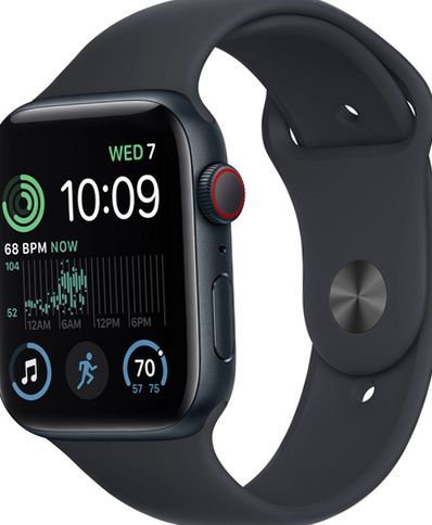 Apple Watch SE 2 Cell 44mm Midnight Aluminum - Midnight Sport Band
