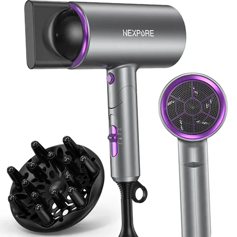 NEXPURE RCY-7004 2000W Professional Ionic Hair Dryer - Purple | eBay