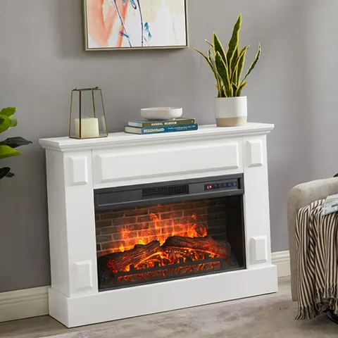 Old Captain MJ23-FP28K-40A 40in Fireplace, White Finish | eBay