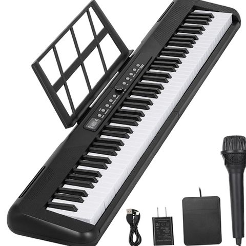 Crtynell US-JJPZ-YM888YBWLD24B10028 Digital Piano 88 Key with Semi