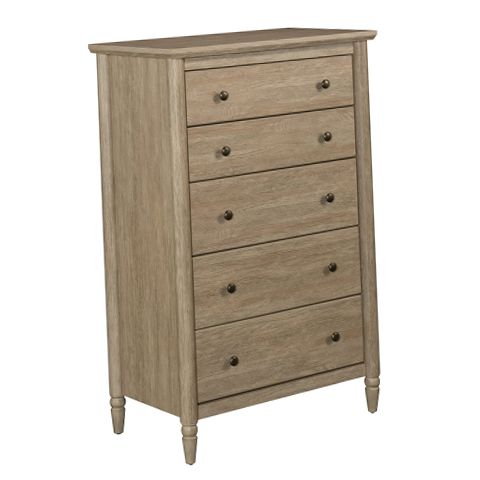 My Texas House 437428 Monroe 5-Drawer Dresser Brushed Oak Finish